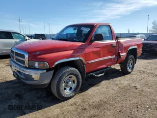 1998 Dodge 1500 with VIN 1B7HF16Z0WS546985, listed as a Copart auction lot 80707114 with 186,436 mi miles and Salvage Title. Bid and sale history available at carsss.com. Image 1.