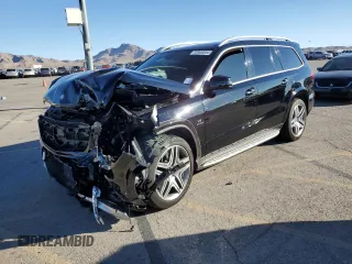 2015 Mercedes-Benz GL-Class GL 63 AMG with VIN 4JGDF7EE8FA562076, listed as a Copart auction lot 72840654 with 36,279 mi miles and Salvage Title. Bid and sale history available at carsss.com. Image 1.