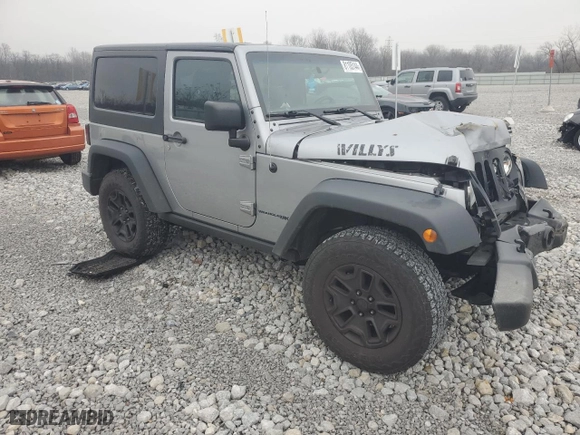 2018 Jeep Wrangler JK Freedom Edition with VIN 1C4AJWAG2JL832486, listed as a Copart auction lot 81105144 with 80,660 mi miles and Salvage Title. Bid and sale history available at carsss.com. Image 4.