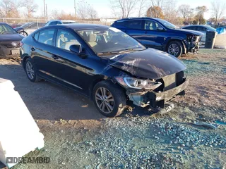 2018 Hyundai Elantra SEL with VIN 5NPD84LF8JH390464, listed as a IAAI auction lot 40891063 with 126,460 mi miles. Bid and sale history available at carsss.com. Image 1.