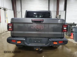 2024 Jeep Gladiator Mojave X with VIN 1C6JJTEG2RL106980, listed as a Copart auction lot 55142885 with 7,263 mi miles and Salvage title. Bid and sale history available at DreamBid. Image 6.