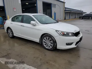 2014 Honda Accord Sedan EX-L with VIN 1HGCR2F88EA044827, listed as a Copart auction lot 51655035 with 148,624 mi miles and Salvage Title. Bid and sale history available at carsss.com. Image 4.