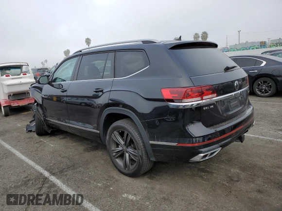 2022 Volkswagen Atlas 3.6L V6 SEL R-Line with VIN 1V2AR2CAXNC558551, listed as a Copart auction lot 86841944 with 31,464 mi miles and Salvage Title. Bid and sale history available at carsss.com. Image 2.