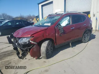 2015 Nissan Rogue SL with VIN 5N1AT2MV7FC775315, listed as a Copart auction lot 52149475 with Not provided miles and Salvage title. Bid and sale history available at DreamBid. Image 1.