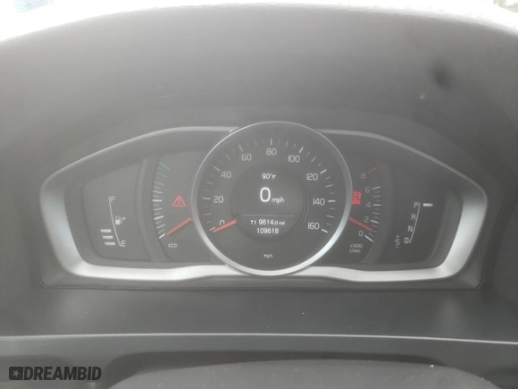 2015 Volvo S60 T5 Drive-E with VIN YV126MFJ6F1343066, listed as a Copart auction lot 58133284 with 109,618 mi miles and Salvage Title. Bid and sale history available at carsss.com. Image 9.