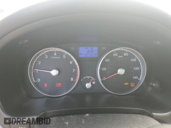 2011 Hyundai Accent GLS z VIN KMHCN4AC8BU534935, wystawiony jako Copart lot #44384775 z przebiegiem 137 328 mil mil oraz Szkoda całkowita • Salvage title. Historia ofert i sprzedaży dostępna na DreamBid. Obrazek 9.