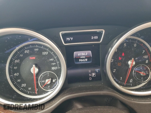 2017 Mercedes-Benz GLS 450 with VIN 4JGDF6EE6HA879903, listed as a Copart auction lot 52628345 with 96,628 mi miles and Salvage Title. Bid and sale history available at DreamBid. Image 9.