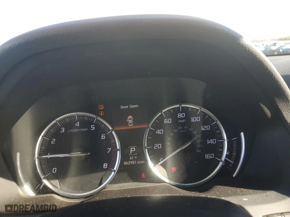2020 Acura TLX with VIN 19UUB2F36LA001727, listed as a Copart auction lot 86689434 with 62,981 mi miles and Salvage Title. Bid and sale history available at carsss.com. Image 9.