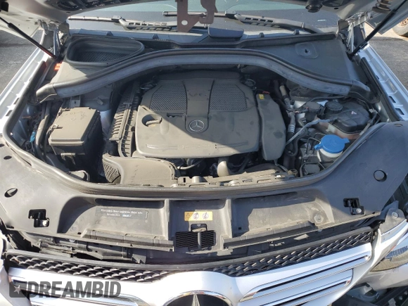 2017 Mercedes-Benz GLE 350 with VIN 4JGDA5JB8HA972927, listed as a Copart auction lot 61442225 with 46,473 mi miles and Salvage title. Bid and sale history available at DreamBid. Image 12.