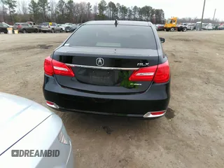 2014 Acura RLX Tech Pkg with VIN JH4KC1F56EC007418, listed as a IAAI auction lot 41790185 with 130,288 mi miles. Bid and sale history available at carsss.com. Image 16.