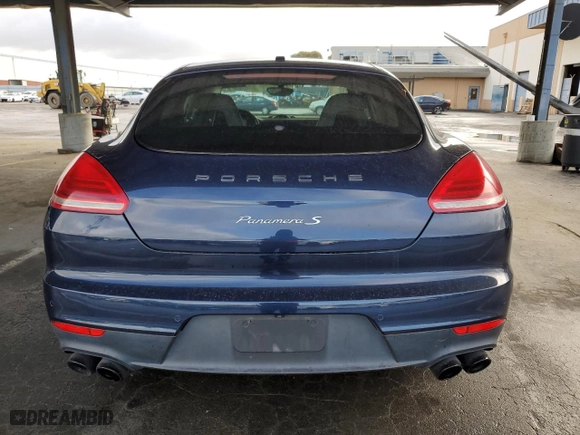 2014 Porsche Panamera S with VIN WP0AB2A78EL055520, listed as a Copart auction lot 51475935 with 41,627 mi miles and Salvage Title. Bid and sale history available at carsss.com. Image 6.