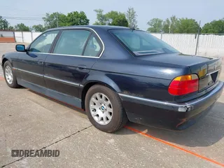 2000 BMW 7 Series 740iL with VIN WBAGH8340YDP17276, listed as a IAAI auction lot 42409461 with 185,220 mi miles and . Bid and sale history available at DreamBid. Image 3.