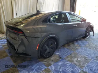 2023 Toyota Prius LE with VIN JTDACAAU5P3004847, listed as a Copart auction lot 59638714 with 0 mi miles and Salvage Title. Bid and sale history available at carsss.com. Image 3.