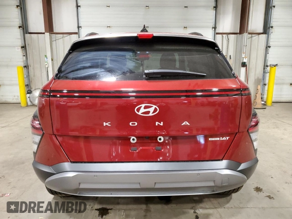 2024 Hyundai Kona Limited with VIN KM8HECA30RU158094, listed as a Copart auction lot 68869524 with 1,171 mi miles and Salvage Title. Bid and sale history available at carsss.com. Image 6.
