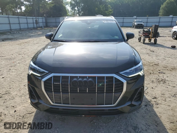 2024 Audi Q3 S line Premium Plus with VIN WA1EECF37R1174868, listed as a Copart auction lot 61827255 with 1,054 mi miles and Salvage title. Bid and sale history available at DreamBid. Image 5.