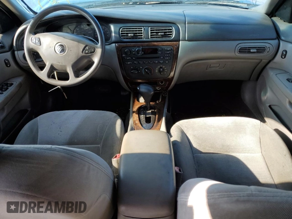 2002 Mercury Sable GS with VIN 1MEFM50U22G649595, listed as a Copart auction lot 82241114 with 210,635 mi miles and Salvage Title. Bid and sale history available at DreamBid. Image 8.