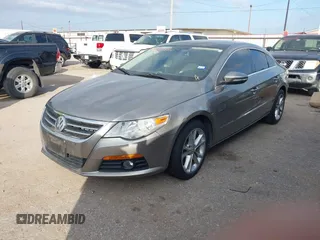2010 Volkswagen CC Lux with VIN WVWHN7AN4AE530337, listed as a IAAI auction lot 41244342 with 100,819 mi miles. Bid and sale history available at carsss.com. Image 2.