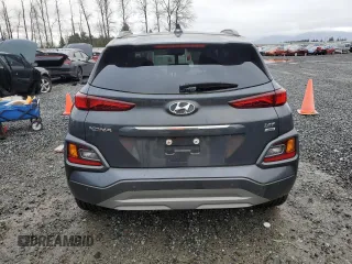 2019 Hyundai Kona Ultimate with VIN KM8K5CA56KU373671, listed as a Copart auction lot 85727634 with 17,727 mi miles and Salvage Title. Bid and sale history available at carsss.com. Image 6.