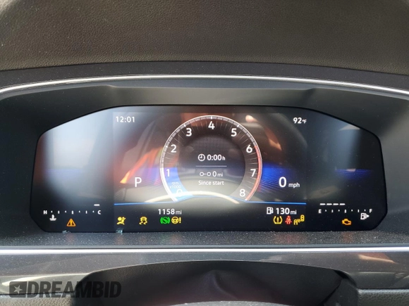 2024 Volkswagen Tiguan SE R-Line Black with VIN 3VVCB7AX0RM224988, listed as a Copart auction lot 56333575 with 1,158 mi miles and Salvage title. Bid and sale history available at DreamBid. Image 9.