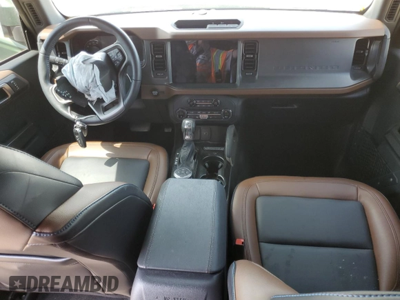 2024 Ford Bronco Outer Banks with VIN 1FMEE8BP1RLA13704, listed as a Copart auction lot 55387755 with Not provided miles and Salvage title. Bid and sale history available at DreamBid. Image 8.