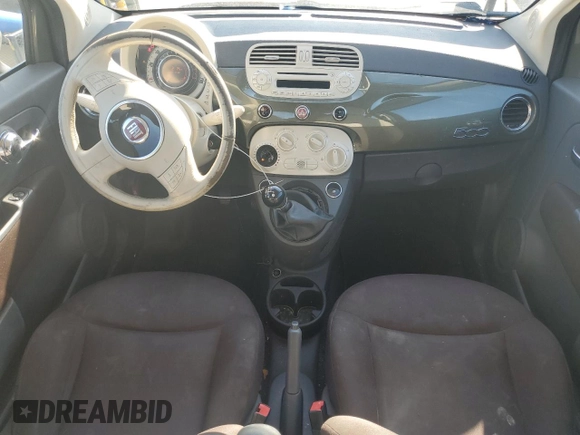 2013 FIAT 500 Pop with VIN 3C3CFFAR3DT544890, listed as a Copart auction lot 88313705 with 184,637 mi miles and Salvage Title. Bid and sale history available at carsss.com. Image 8.