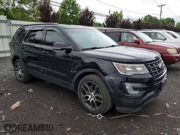 2016 Ford Explorer Sport with VIN 1FM5K8GT1GGC80328, listed as a Copart auction lot 60428055 with 126,337 mi miles and Salvage title. Bid and sale history available at DreamBid. Image 4.