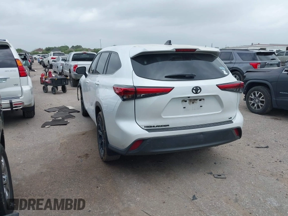 2023 Toyota Highlander L with VIN 5TDKDRAH9PS039652, listed as a IAAI auction lot 41948320 with 127,310 mi miles and . Bid and sale history available at DreamBid. Image 3.