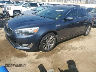 2014 Kia Cadenza Premium with VIN KNALN4D76E5128795, listed as a Copart auction lot 44547174 with 177,219 mi miles and Salvage Title. Bid and sale history available at carsss.com. Image 1.