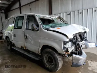 2012 Ford Econoline Cargo Recreational with VIN 1FTNE2EW9CDA33480, listed as a Copart auction lot 62458175 with Not provided miles and Salvage title. Bid and sale history available at DreamBid. Image 4.