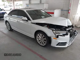 2018 Audi A4 Premium with VIN WAUDNAF43JN013880, listed as a IAAI auction lot 42442320 with 83,945 mi miles and . Bid and sale history available at DreamBid. Image 1.