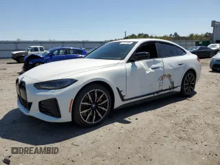 2023 BMW i4 eDrive40 z VIN WBY73AW05PFR24197, wystawiony jako Copart lot #52301885 z przebiegiem 19 829 mil mil oraz Szkody całkowita. Historia ofert i sprzedaży dostępna na DreamBid. Obrazek 1.