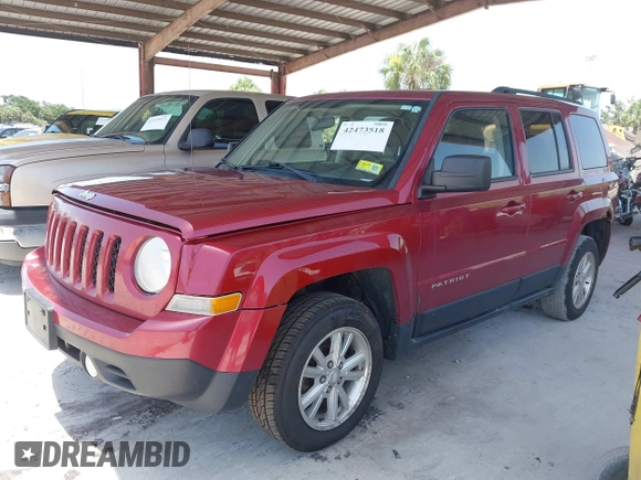 2013 Jeep Patriot Sport with VIN 1C4NJRBB9DD180518, listed as a IAAI auction lot 42473518 with 167,520 mi miles and . Bid and sale history available at DreamBid. Image 2.