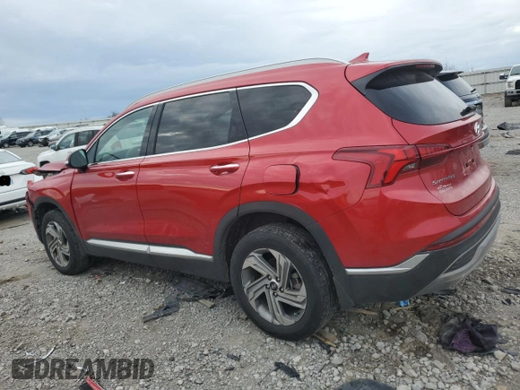2022 Hyundai Santa Fe SEL with VIN 5NMS3DAJ4NH456069, listed as a Copart auction lot 80191264 with 50,375 mi miles and Salvage Title. Bid and sale history available at carsss.com. Image 2.