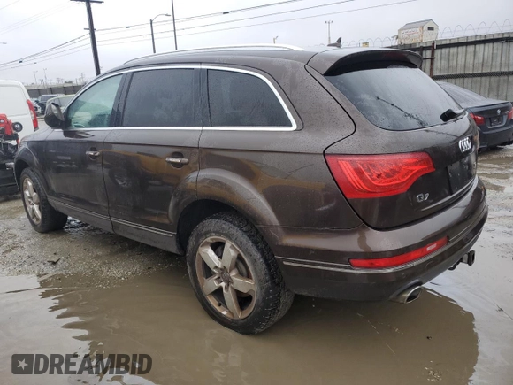 2013 Audi Q7 3.0L TDI Premium Plus with VIN WA1LMAFE4DD012722, listed as a Copart auction lot 45210685 with 161,082 mi miles and Clean Title. Bid and sale history available at carsss.com. Image 2.