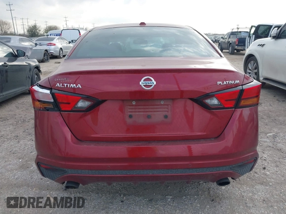 2020 Nissan Altima Platinum with VIN 1N4BL4FVXLN300460, listed as a IAAI auction lot 41606829 with 73,456 mi miles and . Bid and sale history available at carsss.com. Image 17.