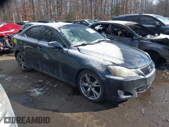 2010 Lexus IS with VIN JTHBF5C22A5112755, listed as a IAAI auction lot 41353230 with 262,814 mi miles and . Bid and sale history available at carsss.com. Image 1.