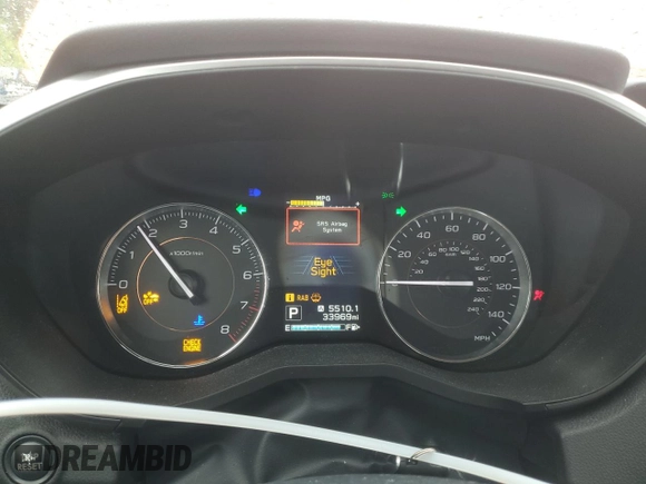 2019 Subaru Crosstrek Limited z VIN JF2GTANC6K8314000, wystawiony jako Copart lot #57817755 z przebiegiem 33 969 mil mil oraz Szkoda całkowita • Salvage title. Historia ofert i sprzedaży dostępna na DreamBid. Obrazek 9.