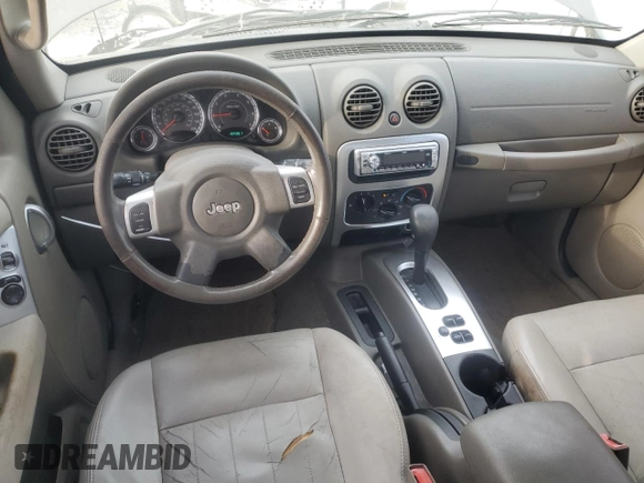 2005 Jeep Liberty Limited with VIN 1J4GK58K65W576962, listed as a Copart auction lot 76725054 with 189,361 mi miles and Salvage Title. Bid and sale history available at carsss.com. Image 8.
