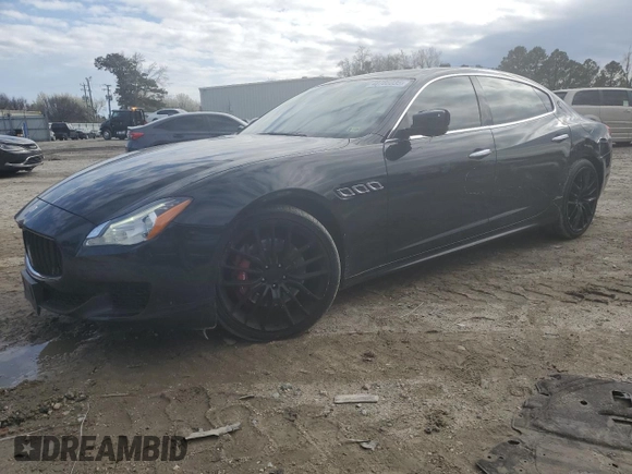 2014 Maserati Quattroporte GTS z VIN ZAM56PPA1E1072964, wystawiony jako Copart lot #48786035 z przebiegiem 78 927 mil mil oraz Szkoda całkowita • Salvage title. Historia ofert i sprzedaży dostępna na DreamBid. Obrazek 1.