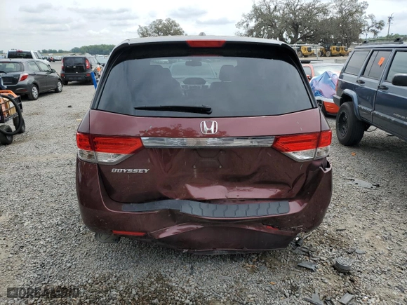 2016 Honda Odyssey EX-L with VIN 5FNRL5H60GB068976, listed as a Copart auction lot 50148215 with 172,333 mi miles and Salvage Title. Bid and sale history available at carsss.com. Image 6.