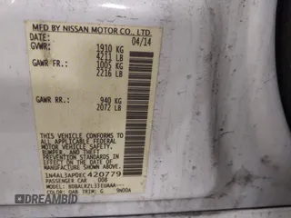 2014 Nissan Altima 2.5 with VIN 1N4AL3AP0EC420779, listed as a IAAI auction lot 42026108 with 180,024 mi miles. Bid and sale history available at carsss.com. Image 9.