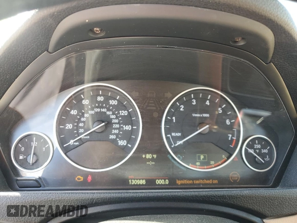 2013 BMW 3 Series 328i xDrive with VIN WBA3B3C55DF530996, listed as a Copart auction lot 54433365 with 130,986 mi miles and Clean Title. Bid and sale history available at DreamBid. Image 9.