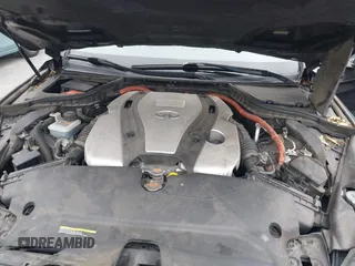 2014 Infiniti Q50 Hybrid Sport with VIN JN1AV7AP7EM691279, listed as a IAAI auction lot 41547805 with 127,325 mi miles and . Bid and sale history available at DreamBid. Image 10.
