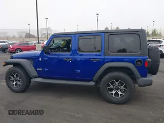 2018 Jeep Wrangler Unlimited Sport S with VIN 1C4HJXDG7JW235946, listed as a IAAI auction lot 42473146 with 37,973 mi miles and . Bid and sale history available at DreamBid. Image 15.