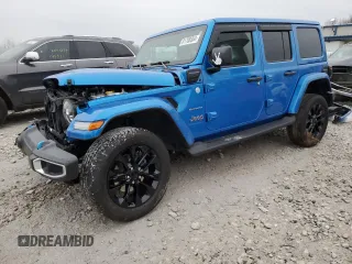 2023 Jeep Wrangler Sahara with VIN 1C4JJXP69PW537378, listed as a Copart auction lot 81700364 with 14,162 mi miles and Non Repairable. Bid and sale history available at DreamBid. Image 1.