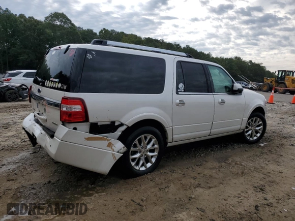 2017 Ford Expedition EL Limited with VIN 1FMJK1KT7HEA56779, listed as a Copart auction lot 74611244 with 95,351 mi miles and Salvage Title. Bid and sale history available at carsss.com. Image 3.