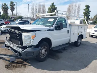 2016 Ford Super Duty F-250 SRW XL with VIN 1FDBF2A66GEC26011, listed as a IAAI auction lot 41383279 with 81,996 mi miles. Bid and sale history available at carsss.com. Image 2.