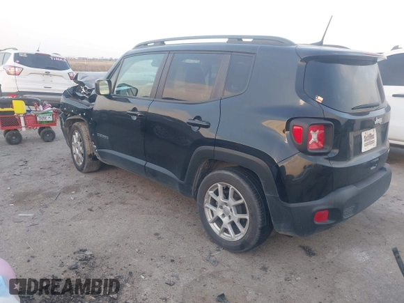 2019 Jeep Renegade Latitude with VIN ZACNJABB0KPJ75446, listed as a IAAI auction lot 42270073 with 156,849 mi miles and . Bid and sale history available at DreamBid. Image 3.