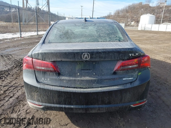 2015 Acura TLX V6 Tech with VIN 19UUB3F57FA007208, listed as a IAAI auction lot 41441646 with 177,464 mi miles. Bid and sale history available at carsss.com. Image 16.