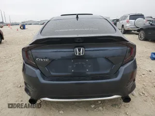 2020 Honda Civic Sedan EX-L with VIN 19XFC1F74LE015365, listed as a Copart auction lot 44965985 with 55,463 mi miles and Salvage Title. Bid and sale history available at carsss.com. Image 6.